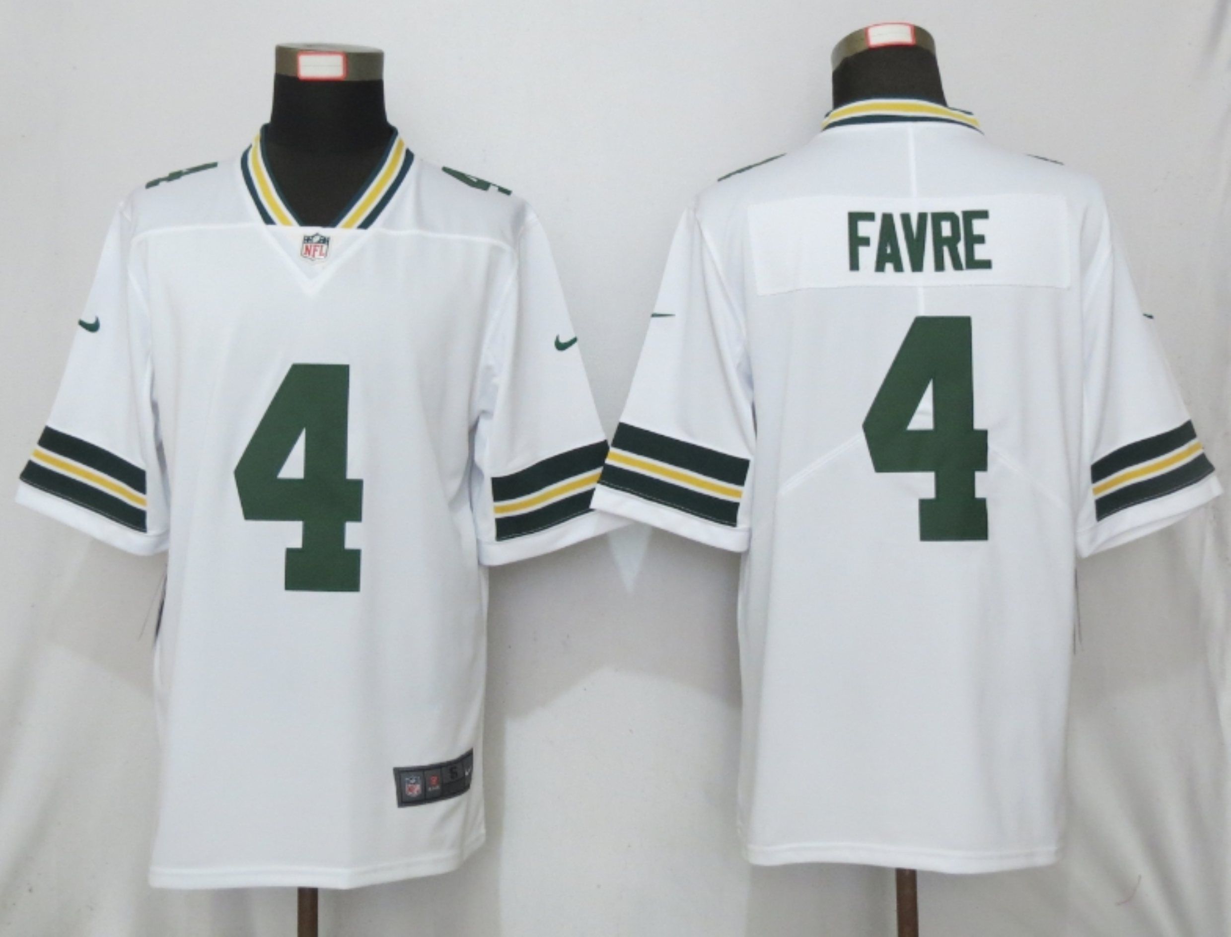 Men Green Bay Packers #4 Favre White Nike Vapor Untouchable Limited Playe NFL Jerseys->oakland raiders->NFL Jersey